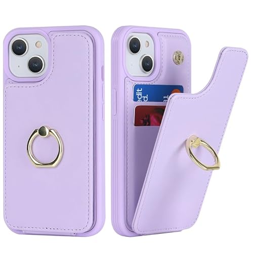 Lipvina Handyhülle for iPhone 14 Hülle Premium Leder Flip Klappbare Stoßfeste,Standfunktion,Kartenfächern,Schutzhülle for iPhone 14 Tasche - Violett Lipvina Handyhülle for iPhone 14 Hülle Premium Leder Flip Klappbare Stoßfeste,Standfunktion,Kartenfächern,Schutzhülle for iPhone 14 Tasche - Violett von Lipvina
