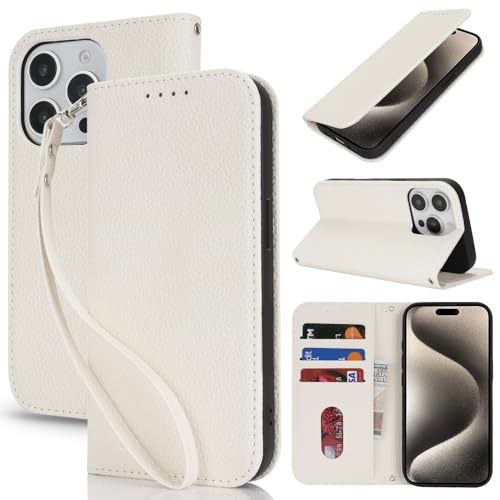 Lipvina Handyhülle für iPhone 15 Pro Max.Premium PU-Leder Handyhülle mit Kartenfach,Standfunktion,RFID-Schutz.Klapphülle und Handytasche aus lederhülle,kompatibel für das iPhone 15 Pro Max,Weiß Lipvina Handyhülle für iPhone 15 Pro Max.Premium PU-Leder Handyhülle mit Kartenfach,Standfunktion,RFID-Schutz.Klapphülle und Handytasche aus lederhülle,kompatibel für das iPhone 15 Pro Max,Weiß von Lipvina