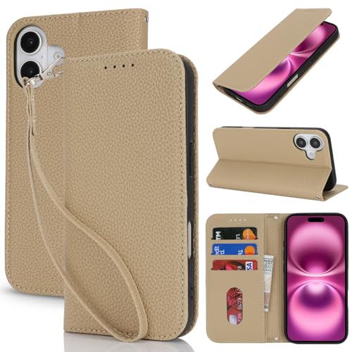 Lipvina Handyhülle für iPhone 16 Plus.Premium PU-Leder Handyhülle mit Kartenfach,Standfunktion,RFID-Schutz.Klapphülle und Handytasche aus lederhülle,kompatibel für das iPhone 16 Plus,Braun Lipvina Handyhülle für iPhone 16 Plus.Premium PU-Leder Handyhülle mit Kartenfach,Standfunktion,RFID-Schutz.Klapphülle und Handytasche aus lederhülle,kompatibel für das iPhone 16 Plus,Braun von Lipvina