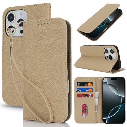 Lipvina Handyhülle für iPhone 16 Pro Max.Premium PU-Leder Handyhülle mit Kartenfach,Standfunktion,RFID-Schutz.Klapphülle und Handytasche aus lederhülle,kompatibel für das iPhone 16 Pro Max,Braun Lipvina Handyhülle für iPhone 16 Pro Max.Premium PU-Leder Handyhülle mit Kartenfach,Standfunktion,RFID-Schutz.Klapphülle und Handytasche aus lederhülle,kompatibel für das iPhone 16 Pro Max,Braun von Lipvina