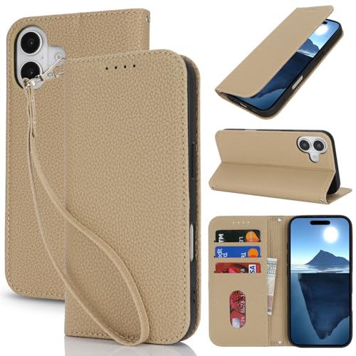 Lipvina Handyhülle für iPhone 16.Premium PU-Leder Handyhülle mit Kartenfach,Standfunktion,RFID-Schutz.Klapphülle und Handytasche aus lederhülle,kompatibel für das iPhone 16,Braun Lipvina Handyhülle für iPhone 16.Premium PU-Leder Handyhülle mit Kartenfach,Standfunktion,RFID-Schutz.Klapphülle und Handytasche aus lederhülle,kompatibel für das iPhone 16,Braun von Lipvina