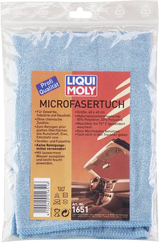Liqui Moly 1651 Microfasertuch 1 St. (L x B) 40cm x 40cm von Liqui Moly
