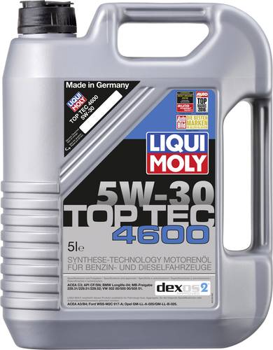 Liqui Moly 5W-30 TOP TEC 4600 3756 Motoröl 5l Liqui Moly 5W-30 TOP TEC 4600 3756 Motoröl 5l von Liqui Moly