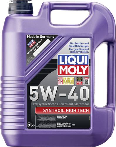 Liqui Moly 5W-40 1307 Motoröl 5l Liqui Moly 5W-40 1307 Motoröl 5l von Liqui Moly