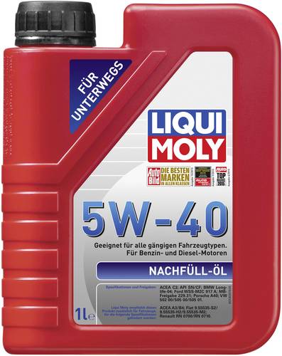 Liqui Moly 5W-40 Nachfüll-Öl 1305 1l von Liqui Moly