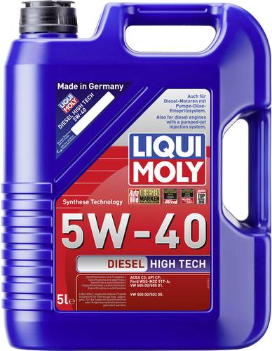 Liqui Moly Diesel High Tech 5W-40 1332 Leichtlaufmotoröl 5l von Liqui Moly