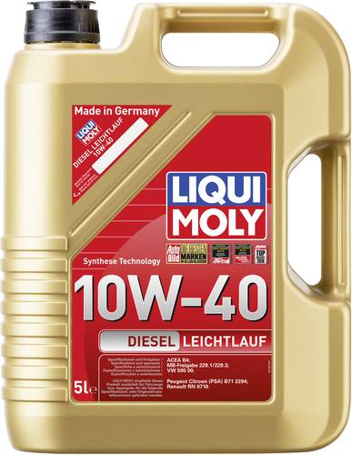 Liqui Moly Diesel Leichtlauf 10W-40 1387 Leichtlaufmotoröl 5l von Liqui Moly