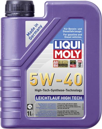 Liqui Moly LEICHTLAUF HIGH TECH 5W-40 3863 Leichtlaufmotoröl 1l von Liqui Moly
