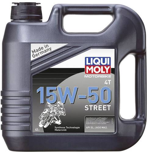 Liqui Moly MOTORBIKE 4T 15W-50 STREET 1689 Motoröl 4l von Liqui Moly