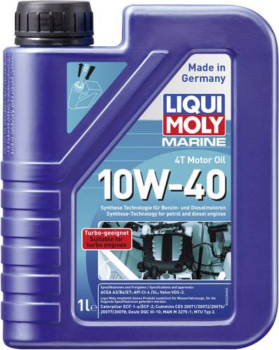 Liqui Moly Marine 4T 10W-40 25012 Motoröl 1l Liqui Moly Marine 4T 10W-40 25012 Motoröl 1l von Liqui Moly