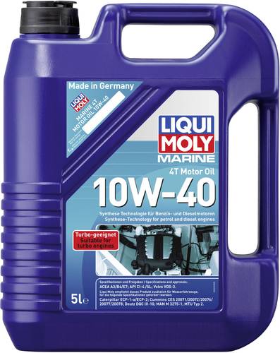 Liqui Moly Marine 4T 10W-40 25013 Motoröl 5l von Liqui Moly