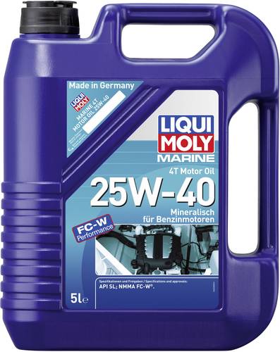 Liqui Moly Marine 4T 25W-40 25027 Motoröl 5l Liqui Moly Marine 4T 25W-40 25027 Motoröl 5l von Liqui Moly