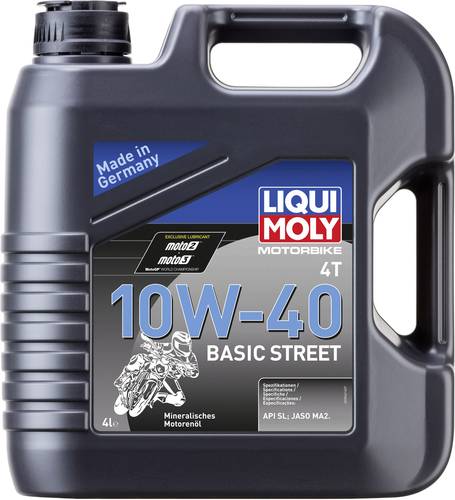 Liqui Moly Motorbike 4T 10W-40 Basic Street 3046 Motoröl 4l Liqui Moly Motorbike 4T 10W-40 Basic Street 3046 Motoröl 4l von Liqui Moly