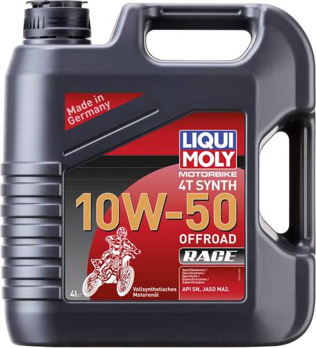 Liqui Moly Motorbike 4T Synth 10W-50 Offroad Race 3052 Motoröl 4l von Liqui Moly