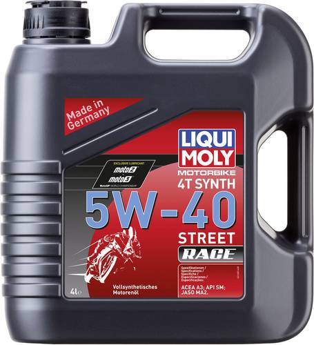 Liqui Moly Motorbike 4T Synth 5W-40 Street Race 1685 Motoröl 4l von Liqui Moly