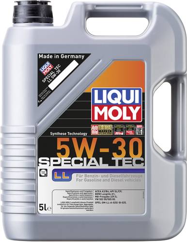 Liqui Moly SPECIAL TEC LL 5W-30 1193 Leichtlaufmotoröl 5l Liqui Moly SPECIAL TEC LL 5W-30 1193 Leichtlaufmotoröl 5l von Liqui Moly