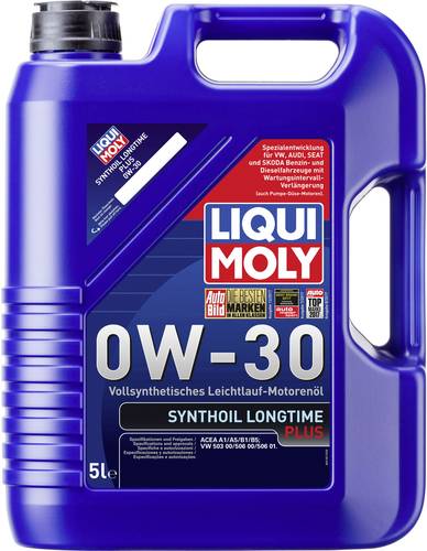 Liqui Moly Synthoil Longtime Plus 0W-30 1151 Leichtlaufmotoröl 5l Liqui Moly Synthoil Longtime Plus 0W-30 1151 Leichtlaufmotoröl 5l von Liqui Moly