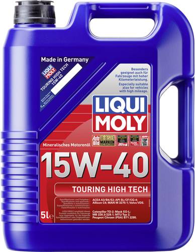 Liqui Moly Touring High Tech 15W-40 1096 Motoröl 5l Liqui Moly Touring High Tech 15W-40 1096 Motoröl 5l von Liqui Moly