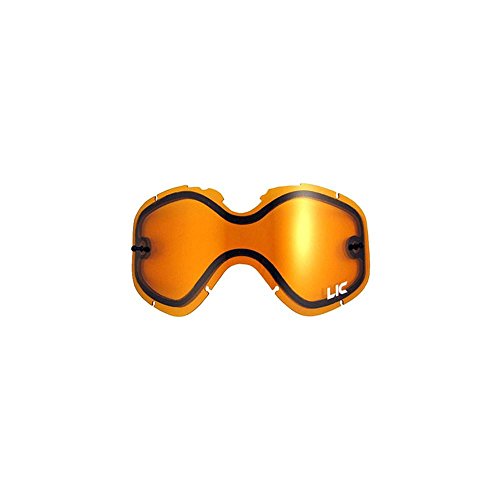 Liquid Snow/Bild MX Maske bernsteinfarben Modell 615 Größe S/M verwendbar für die Serien All-Sport Auswirkungen und Summit orange von Liquid image
