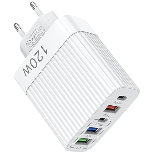 Ladegerät mit mehreren Ports, USB-Ausgangsadapter | Ladegerät mit mehreren Ports, 120 W | Ladestation für Telefon mit mehreren Ports, Ladeanschluss für Handy für zu Hause, Ladegerät mit mehreren Ports, USB-Ausgangsadapter | Ladegerät mit mehreren Ports, 120 W | Ladestation für Telefon mit mehreren Ports, Ladeanschluss für Handy für zu Hause, von Liqzirtu