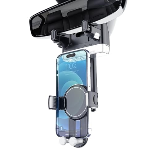 Handyhalterung, Telefonhalterung für Rückspiegel, einziehbar, für den Rückspiegel, KFZ-Telefonhalterung, Anti- von Liqzirtu