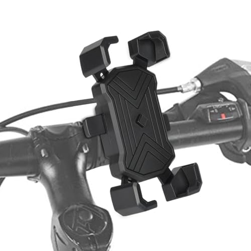 Handyhalterung für Motorrad, Handyhalterung für Motorradlenker, Telefonclip für Fahrräder, Scooter, 360 Grad drehbar von Liqzirtu