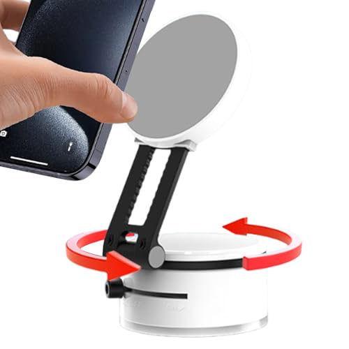 Magnetischer Telefonständer Saugnapfbecher - Faltbare Handy-Magnetklasse, Autohalterhaltersaugne Tasse | Magnetische Telefonhalterung, Support für Mobiltelefonsaugne, Auto -Innenraumzubehör für von Liqzirtu