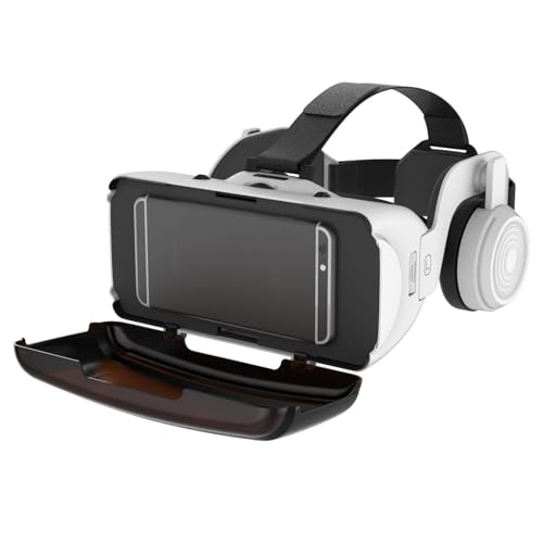 VR Brille - Virtual Reality Headset, Virtual Reality Brille | 3D Virtual Reality Schutzbrille mit einstellbaren Zahnrädern mit HD-Linsen, Anti-Blaulicht VR-Brille und ca VR Brille - Virtual Reality Headset, Virtual Reality Brille | 3D Virtual Reality Schutzbrille mit einstellbaren Zahnrädern mit HD-Linsen, Anti-Blaulicht VR-Brille und ca von Liqzirtu