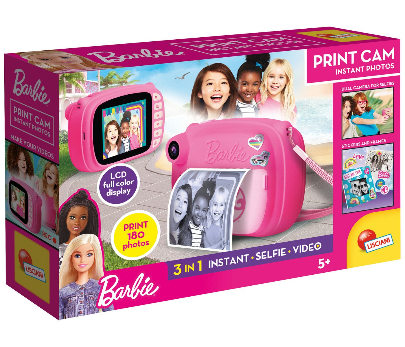 Lisciani Barbie Print Cam Sofortbildkamera Kamera Kinderkamera Lisciani Barbie Print Cam Sofortbildkamera Kamera Kinderkamera von Lisciani