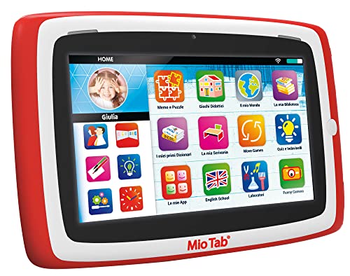 Lisciani -Mio Tab 7'' Evolution 2022, Kinder 6-12 Jahre alt, Speicher 16 GB, Autonom, sensorische Fähigkeiten, Auge-Hand-Koordination, Mehrfarbig, 97005 von Lisciani