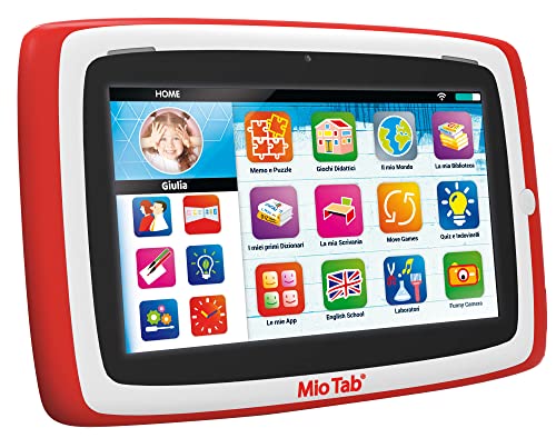 Lisciani-Mio Tab 7 Zoll Smart Kid 2022, Kinder 3-8 Jahre, Speicher 16 GB, Autonome, sensorische Fähigkeiten, Hand-Augen-Koordination, Mehrfarbig, 97012 von Liscianigiochi