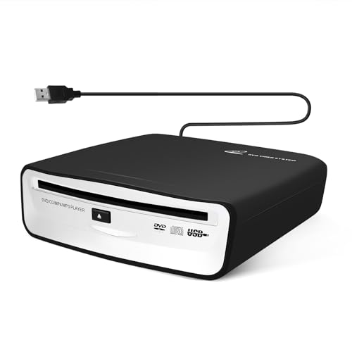 Liseng USB 2.0-Schnittstelle Autoradio CD/DVD Dish Box Player Externe Stereoanlage für Android von Liseng