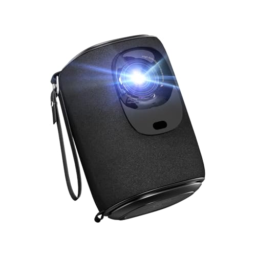 Beamer [Auto Trapezkorrektur/Elektrischer Fokus] WiFi-Bluetooth-1080P Full HD-Beamer 4K Unterstütz Lisowod Mini Beamer 20000L Heimkino Beamer Tragbare Projektor, Kompatibel mit TV Stick/PS5/HDMI von Lisowod