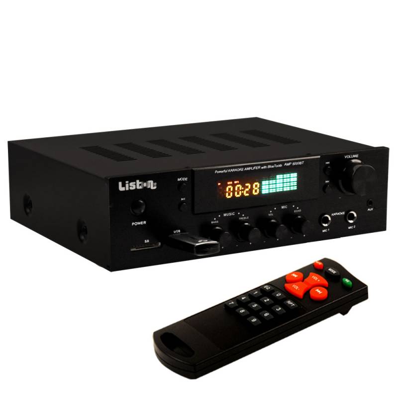 Hifi Receiver mit Bluetooth Funktion 2x AUX USB SD AMP5000BT von Liston12