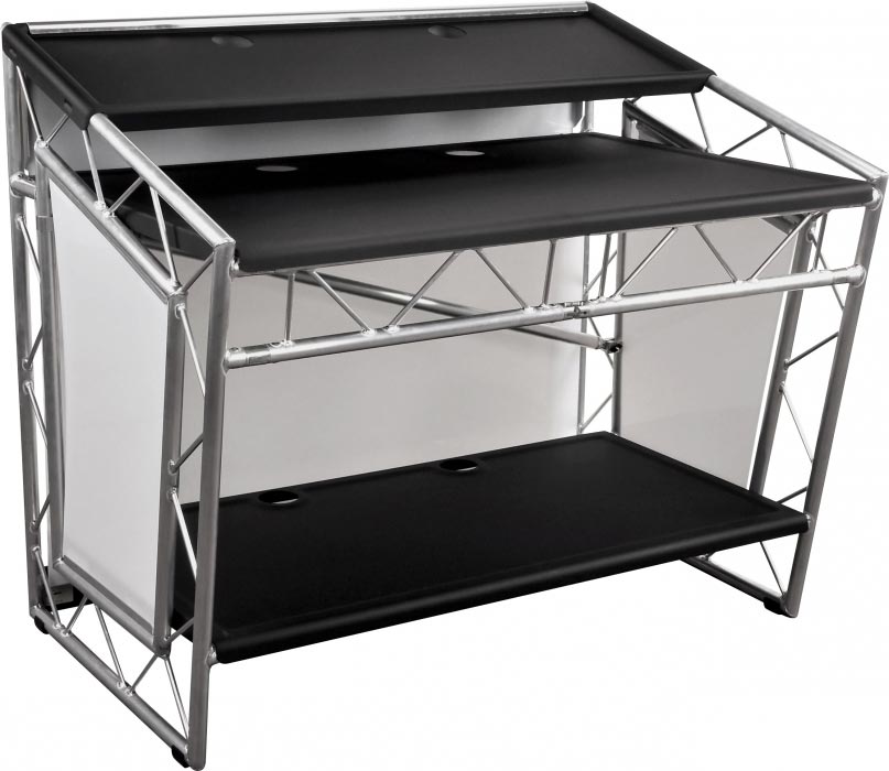 LiteConsole XPRS Aluminium, mobiler DJ-Tisch von LiteConsole