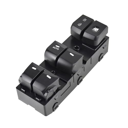 Elektrischer Fensterheberschalter 93570-4V000 935704V000 Für Elantra Für Lang Für Move 2012-2016 Auto Fahrerseite Fensterheberschalter(Black AUTO) von Litemai