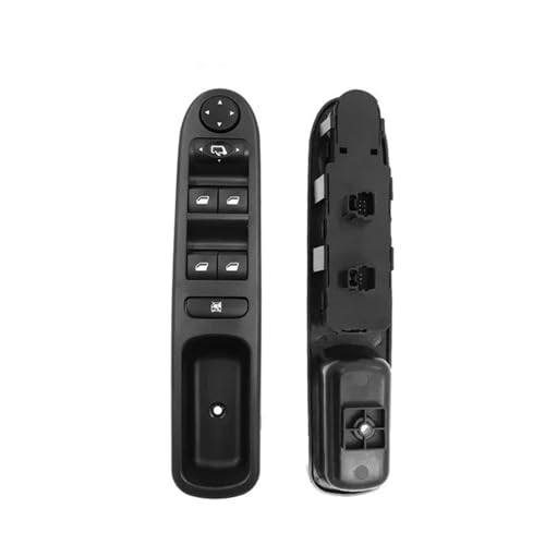 Elektrischer Fensterheberschalter Für Peugeot 307 Auto Elektrische Fensterheber Master Control Schalter Vorne Links 307SW 307CC 6554KT Zubehör(Driver Side) von Litemai