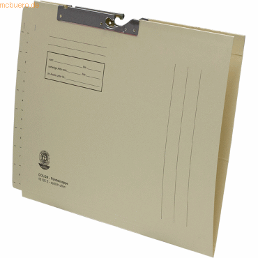 10 x Litfax Pendelmappe Scan.map Color A4 Seitlich offen chamois von Litfax