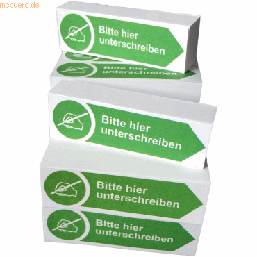 Litfax Haftnotizen - Bitte hier unterschreiben Pfeil nach rechts neutr Litfax Haftnotizen - Bitte hier unterschreiben Pfeil nach rechts neutr von Litfax
