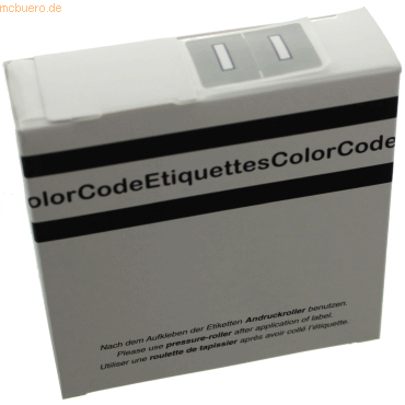 Litfax Color Buchstaben-Signale I (Farbsystem Leitz/Elba) grau VE=250 von Litfax
