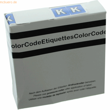 Litfax Color Buchstaben-Signale K (Farbsystem Leitz/Elba) dunkelblau V von Litfax