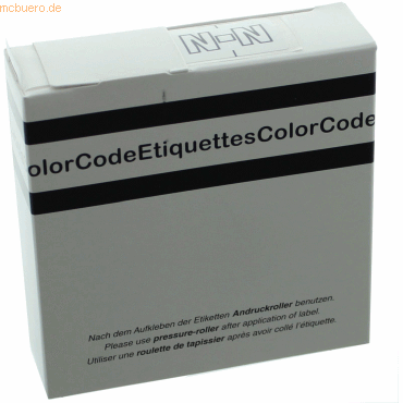 Litfax Color Buchstaben-Signale N (Farbsystem Leitz/Elba) weiß VE=250 von Litfax