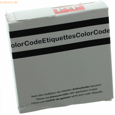 Litfax Color Buchstaben-Signale P (Farbsystem Leitz/Elba) rot VE=250 S von Litfax
