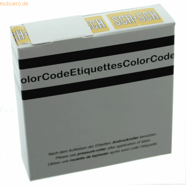 Litfax Color Buchstaben-Signale SCH (Farbsystem Leitz/Elba) hellbraun von Litfax