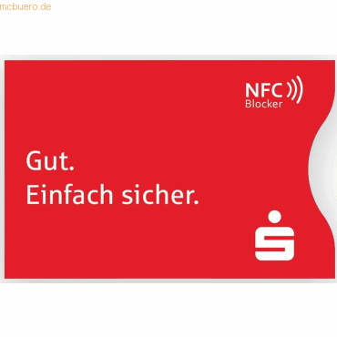 Litfax EC-Kartenhülle Standard RFID Blocker Sparkasse VE=10 Stück Litfax EC-Kartenhülle Standard RFID Blocker Sparkasse VE=10 Stück von Litfax