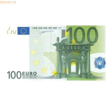 Litfax Euro-Schein 100€ 191x103mm banderoliert VE=75 Stück Litfax Euro-Schein 100€ 191x103mm banderoliert VE=75 Stück von Litfax