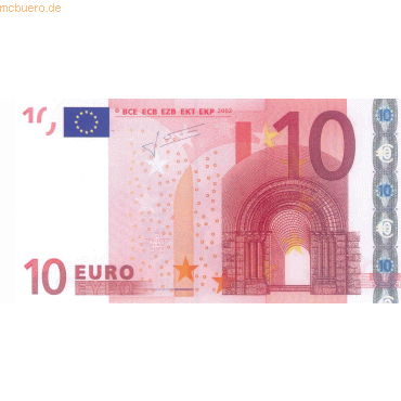 Litfax Euro-Schein 10€ 163x85mm banderoliert VE=75 Stück Litfax Euro-Schein 10€ 163x85mm banderoliert VE=75 Stück von Litfax
