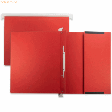 Litfax Hängehefter multi.map mit Doppelheftung und Urkundentasche rot Litfax Hängehefter multi.map mit Doppelheftung und Urkundentasche rot von Litfax