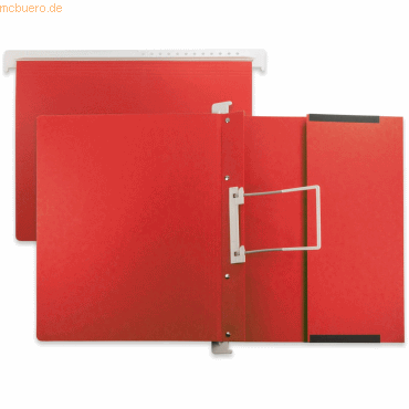 Litfax Hängehefter multi.map mit Flexiheftung und Urkundentasche rot Litfax Hängehefter multi.map mit Flexiheftung und Urkundentasche rot von Litfax