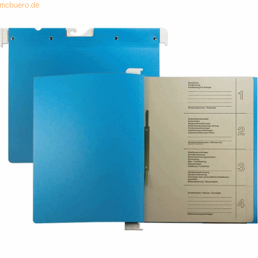 Litfax Hängekreditmappe combi.map mit 4-teiligem Register TYP 2 blau Litfax Hängekreditmappe combi.map mit 4-teiligem Register TYP 2 blau von Litfax